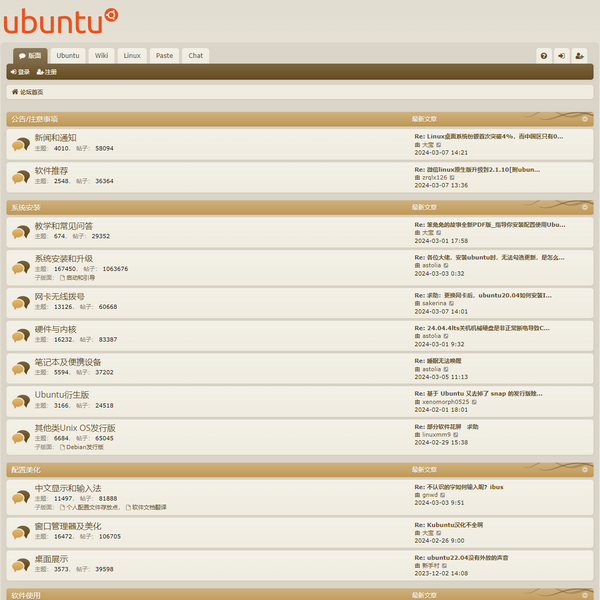 Ubuntu中文论坛